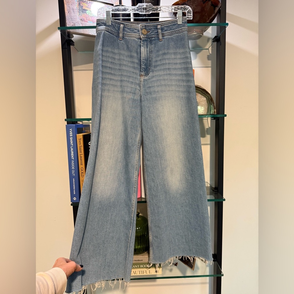 ANTONIO MELANI Denim Wide Leg Jeans